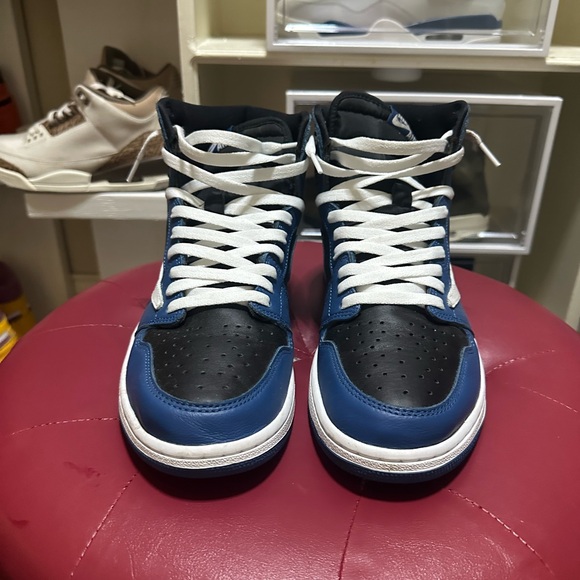 Air Jordan 1 Retro High Dark Marina (Customized) - Picture 7 of 9